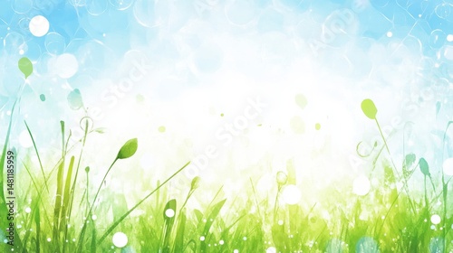 Serene Spring Meadow Landscape