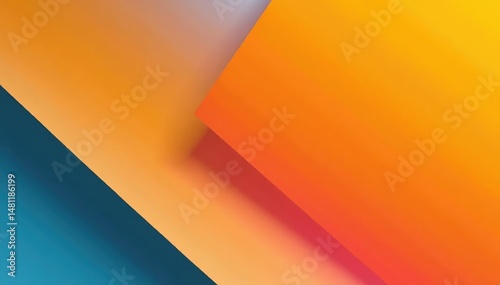 Simple geometric form, clean lines, solid color , line, blueprint, shape