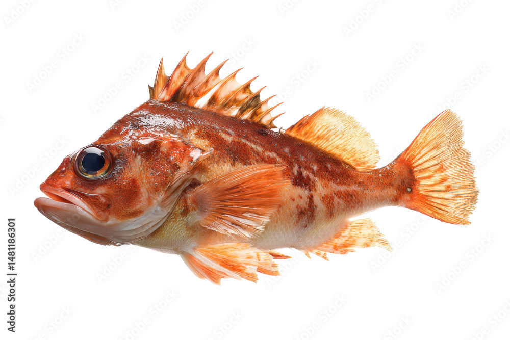 Fototapeta premium Red Rockfish Ocean Beauty