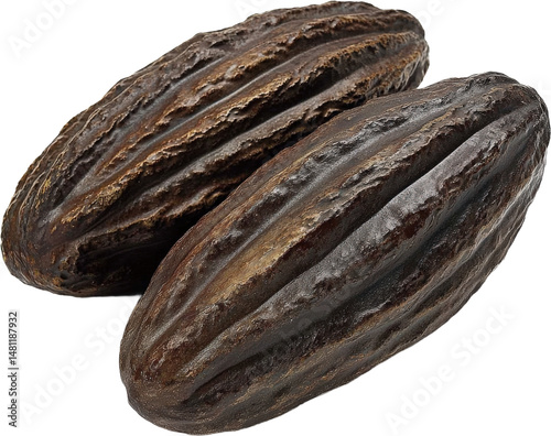 Wallpaper Mural Two Raw Cacao Pods Displayed Torontodigital.ca