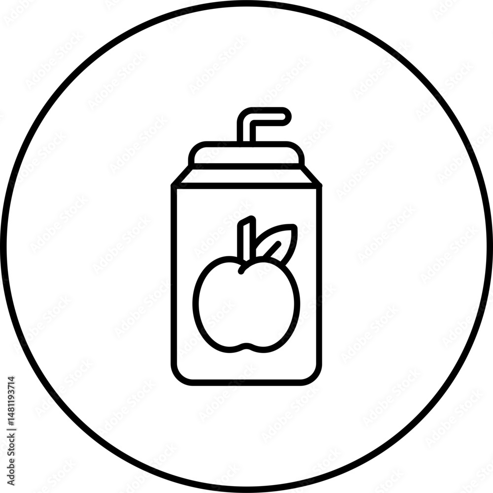 Obraz premium Juice Icon