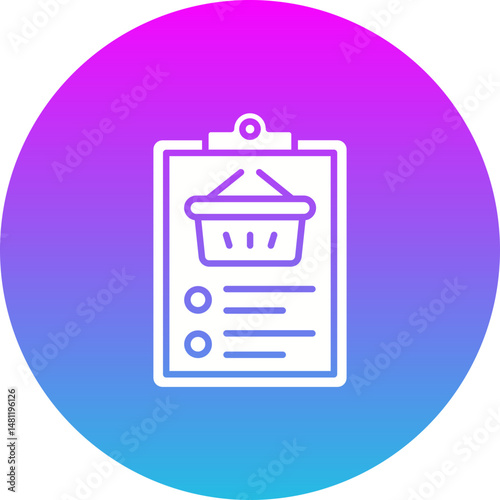 Shopping List Icon