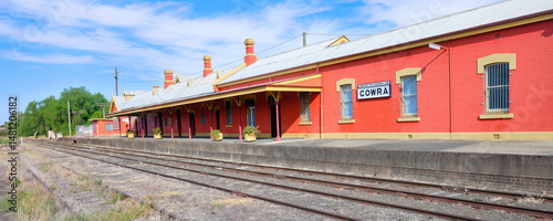 Historic Cowra Train Station Tracks