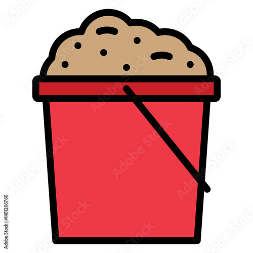 sand bucket icon