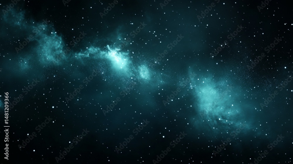 Fototapeta premium Mystical Deep Space Nebula