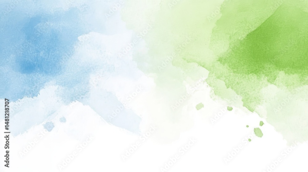Obraz premium Delicate Watercolor Gradient Background