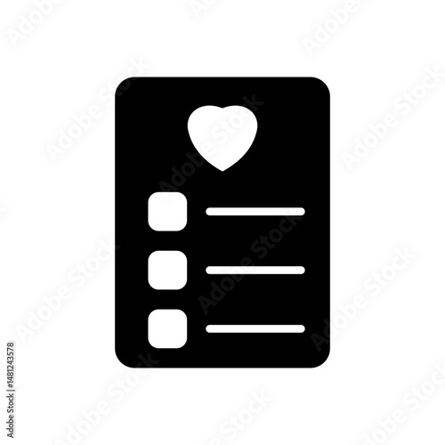 E-Commerce Wish list Icons – Flat Design for Online Store