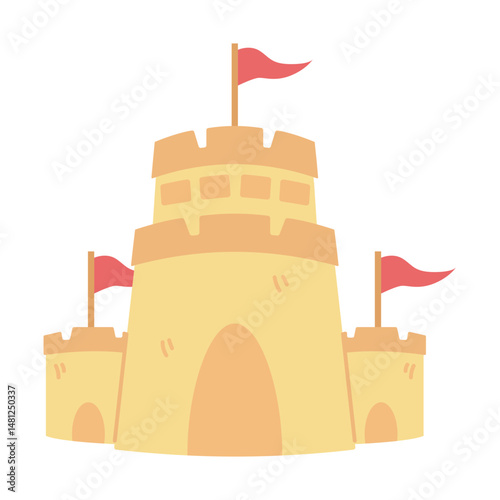 castle on the beach