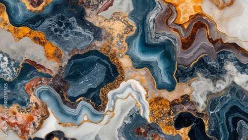 Abstract marble stone texture with rich color