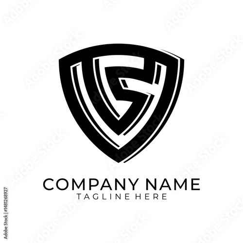  Letter C Shield Guard Logo Design
