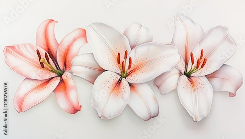 Elegant White Lilies Bouquet.
