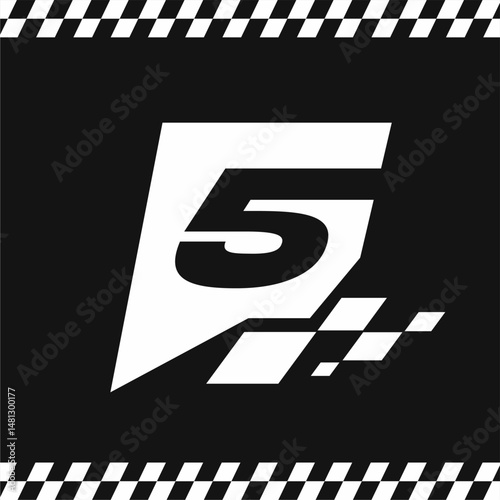Modern Racing Podium Number 5...