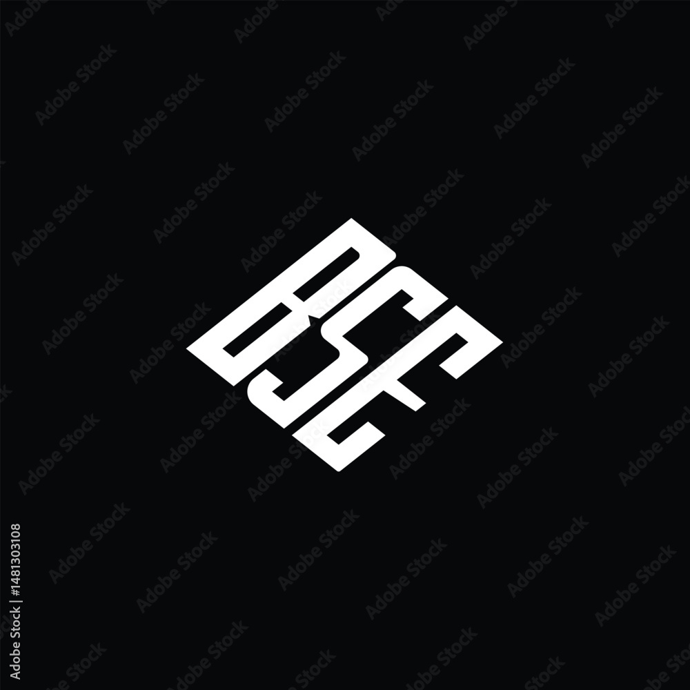 BSE letter logo design on black background. BSE letter logo design on black background.
