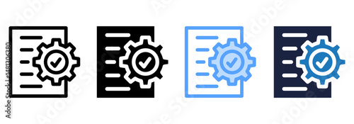 data management best multistyle icon sheet collection
