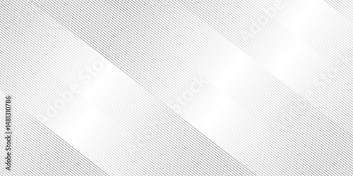 Minimal Vector gradient gray line abstract pattern Transparent monochrome striped texture, minimal background. seamless wave line elegant white striped diagonal line technology concept web design.
