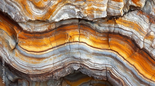 Wallpaper Mural Colorful rock layers Torontodigital.ca