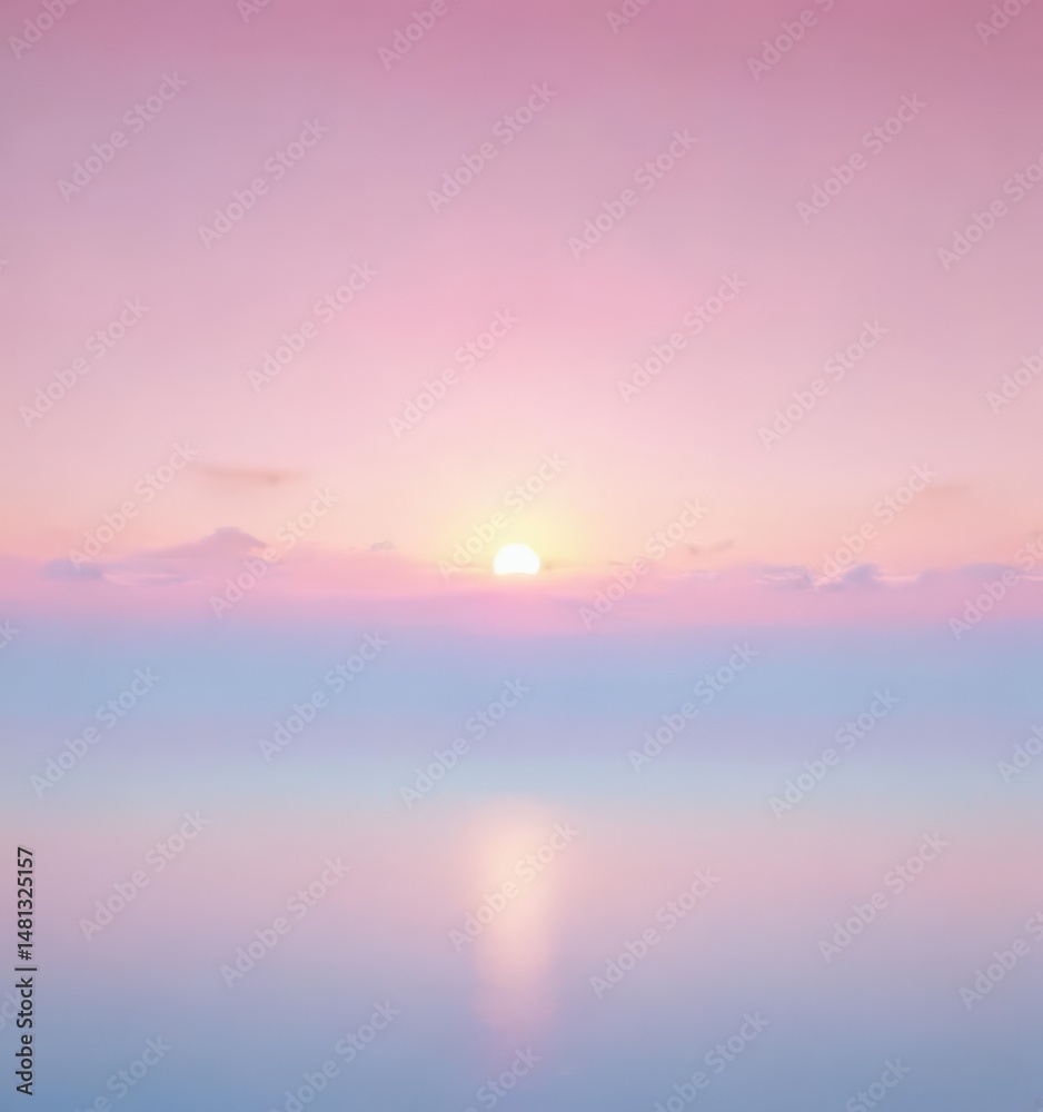 Fototapeta premium Soft pastel gradient, pink to blue to yellow Dreamy, hazy, blurred effect , gentle, smooth
