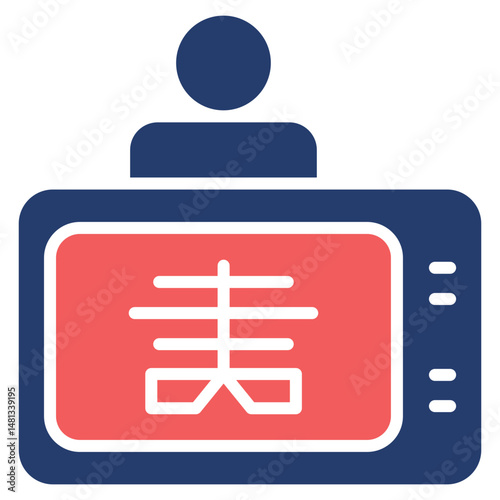 Xray Image glyph color icon