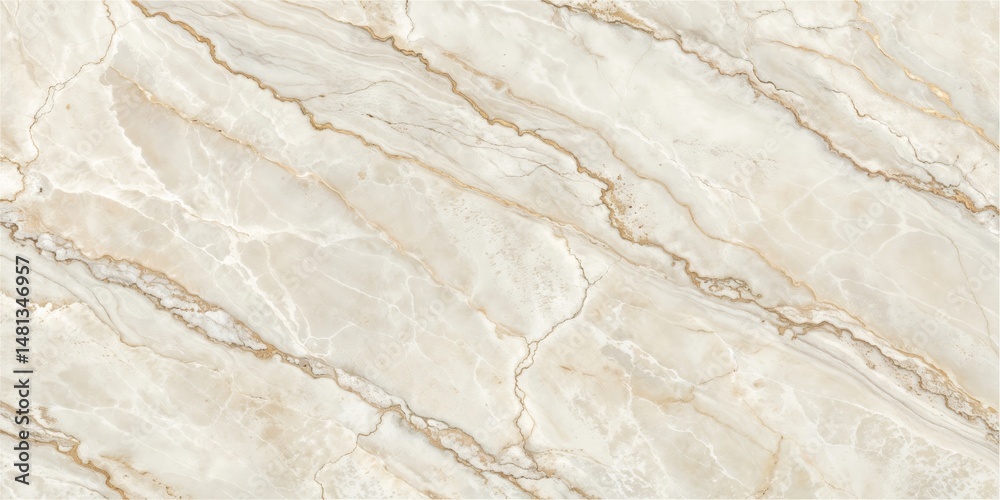 Obraz premium Beige Marble with Soft Veins and Elegant Texture