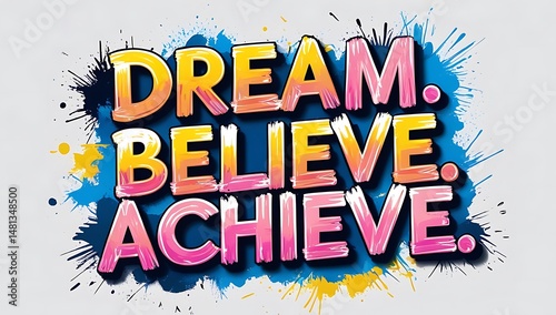 Motivational Words, Inspiring Graphic