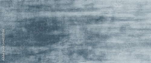 Generative AI, Soft blue velvet textile with horizontal nap texture photo