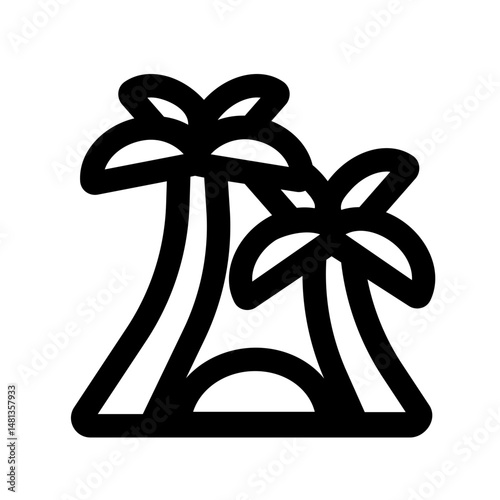 palm trees 