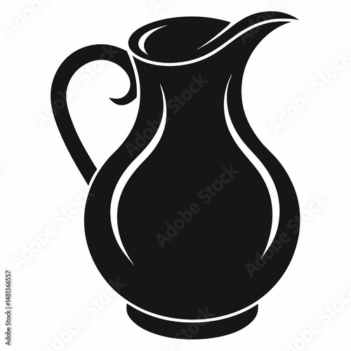 illustration of a jug