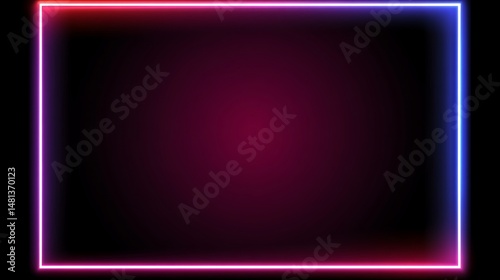 Neon Frame Background