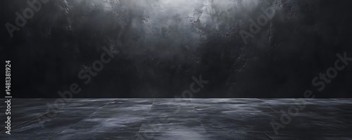 Dark room, floor, wall, studio, background