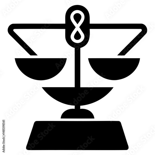 Digital Scale Vector Graphic for Pharmacist Use on Transparent Background