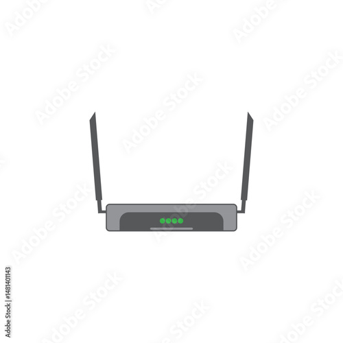 router logo and vector template