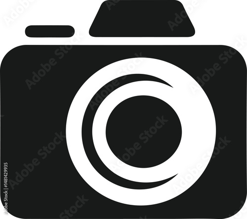 camera silhouette, camera icon, photography silhouette, camera outline, camera vector, camera shape, photo camera