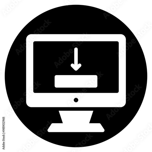 download glyph icon