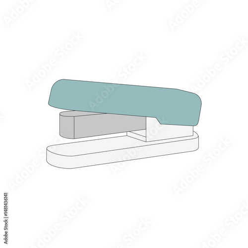 Stapler - Minimal Office Supplies Vector
