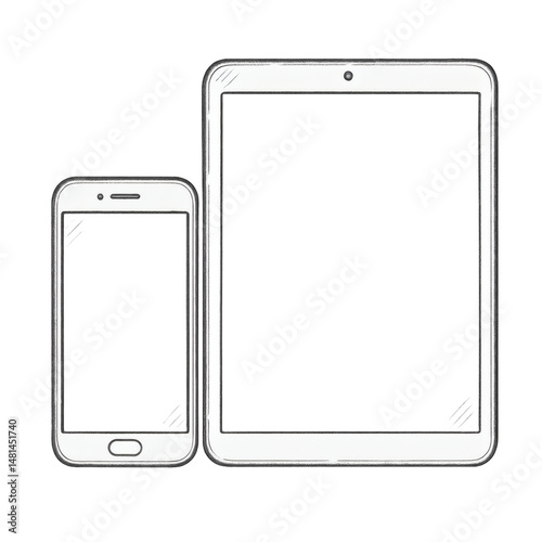 Smartphone and Tablet Mockup