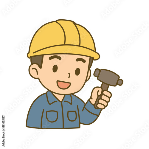 Illustration cartoon builder 