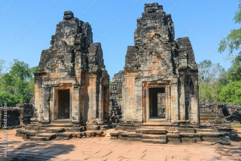 Ancient Asia: Exploring the Decrepit Beauty of Preah Khan in Cambodian Jungle Ancient Asia: Exploring the Decrepit Beauty of Preah Khan in Cambodian Jungle