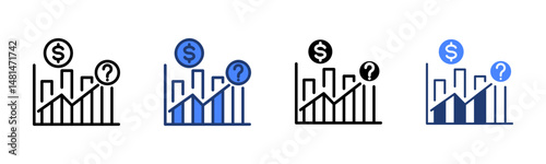 Forecast icon sheet multiple style collection