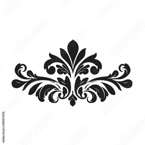 Ornament graphic graphics pattern black vector