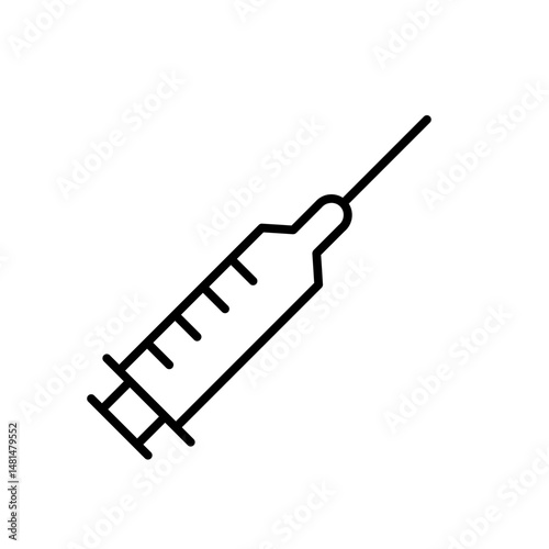 syringe line icon