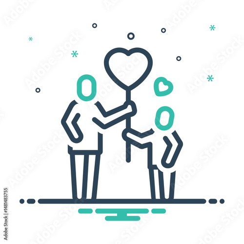 Mix icon for i love dad