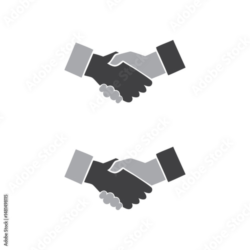 Business Handshake Icons