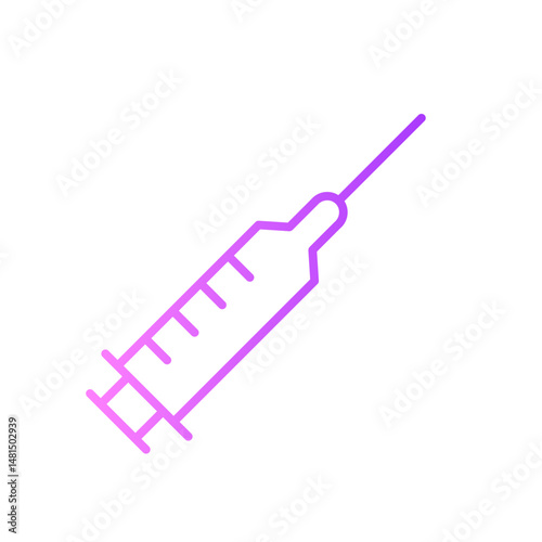 syringe gradient icon