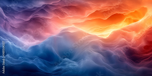 Abstract fire design with burning orange and red flames creates a hot, energetic motion pattern against a dark background