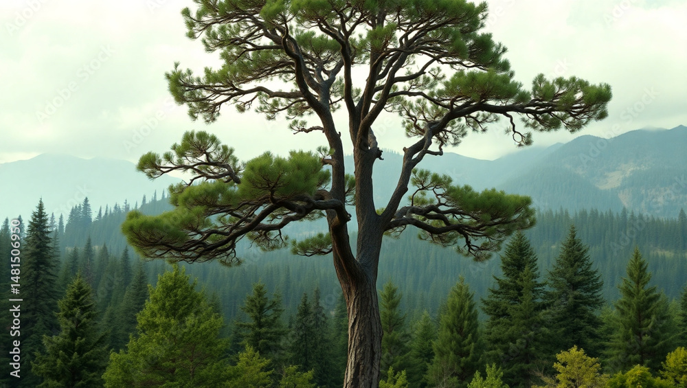 Obraz premium trees on the lake