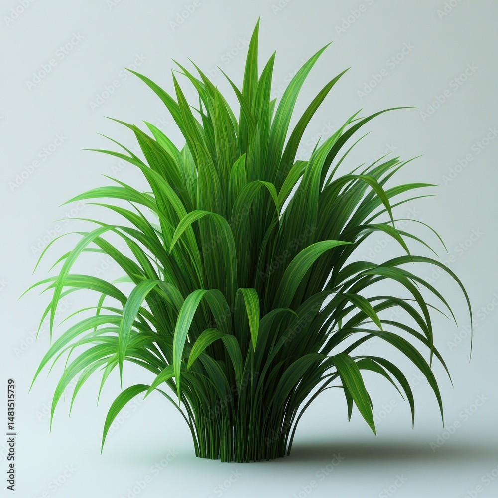 Obraz premium Lush green grass clump