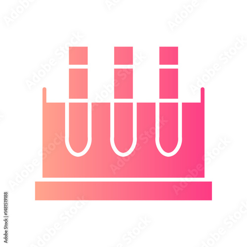 test tube gradient icon