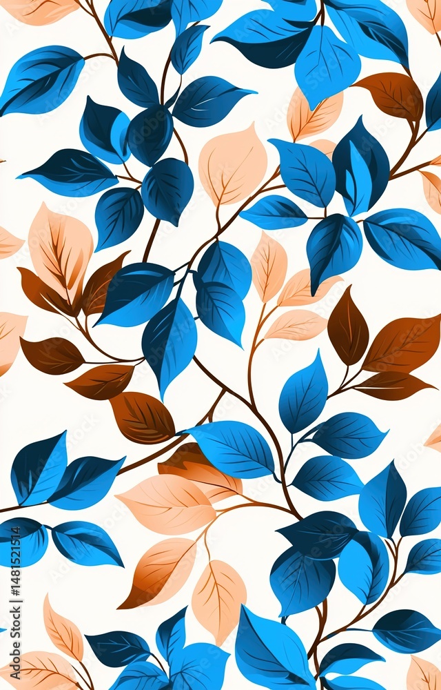 Fototapeta premium seamless floral background