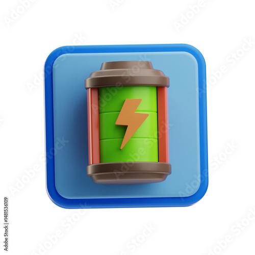 Wallpaper Mural Battery Icon with Charging Indicator Torontodigital.ca