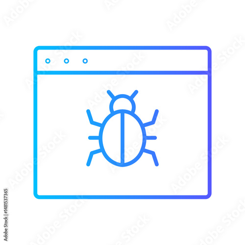 bug gradient icon